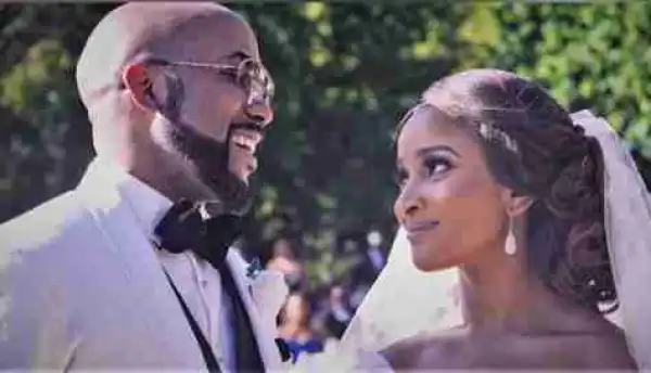 BBNaija: Banky W Watching Adesua Etomi In The BBNaija House